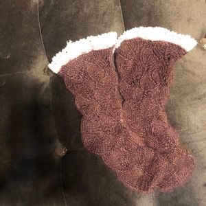 Short knit socks